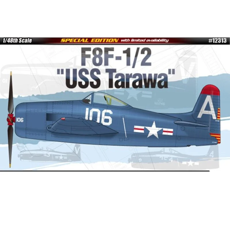 Academy Maquette Avion F8f-1 Uss Tarawa 4 Academy Maquette Avion F8f-1 Uss Tarawa – Image 2