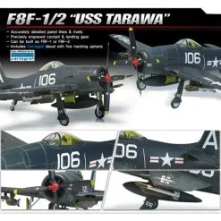 Academy Maquette Avion F8f-1 Uss Tarawa 10 Academy Maquette Avion F8f-1 Uss Tarawa -Hasegawa Soldes academy 9412313 f8f 1 uss tarawa 1 3