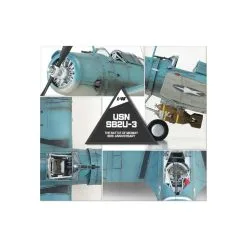 Academy Maquette Avion Maquette D’avion En Plastique USN SB2U-3 « Bataille De Midway » 1:48 -Hasegawa Soldes academy 9412350 maquette d avion en plastique usn sb2u 3 bataille de 3