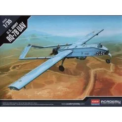 Academy RQ-7B Shadow UAV US Army Unmanned Aerial Vehicle. 2 Figures Et Display Stand Included.