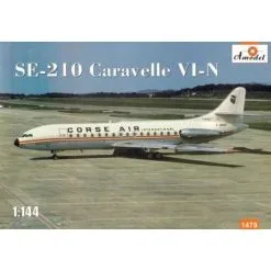 Amodel Maquette Avion Sud-Aviation SE.210 Caravelle VI-N