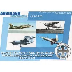Anigrand Craftswork German Experimental VTOL Aircrafts Special Set Do.29 / VAK.191B / VJ.101C / Do.31. In Late 1950s, The West Germany Issued An Req