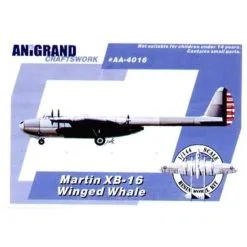 Anigrand Craftswork Martin XB-16 Winged Whale - Le Design Des Années 1930. Inclut Aussi Maquettes En Prime Du J2F Grumman-5 Duck Lockheed XP-49 Grum