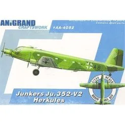 Anigrand Craftswork Junkers Ju 352V-2 Herkules. Inclut Maquettes De Prime Du Flettner Fl 265 Blohm Und Voss Bv 141B Messerschmitt Me 609 Focke Wulf