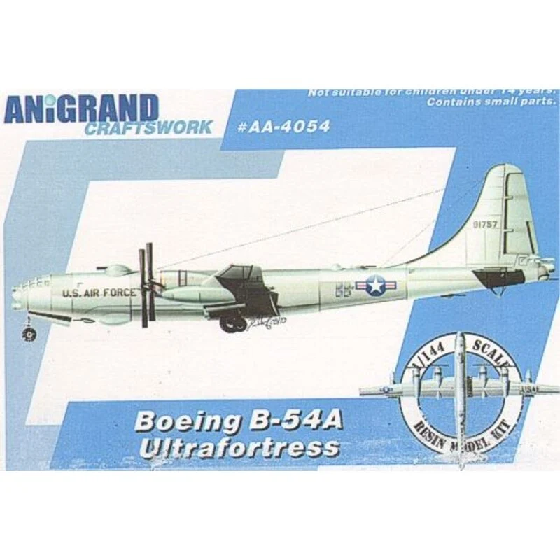 Anigrand Craftswork Boeing B-54A Ultraforteress. Inclut Maquettes En Prime De Northrop YF-17 Cobra Douglas XF6D Missileer & McDonnell XHJD Whirlaway 3 Anigrand Craftswork Boeing B-54A Ultraforteress. Inclut Maquettes En Prime De Northrop YF-17 Cobra Douglas XF6D Missileer & McDonnell XHJD Whirlaway