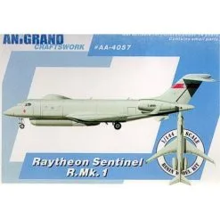 Anigrand Craftswork Raytheon Sentinel R.1. Inclut Maquettes En Prime De Westland Gazelle AH.Mk.1 BAe P.1214 & Fairey Rotodyne. Au Début Des Années 1