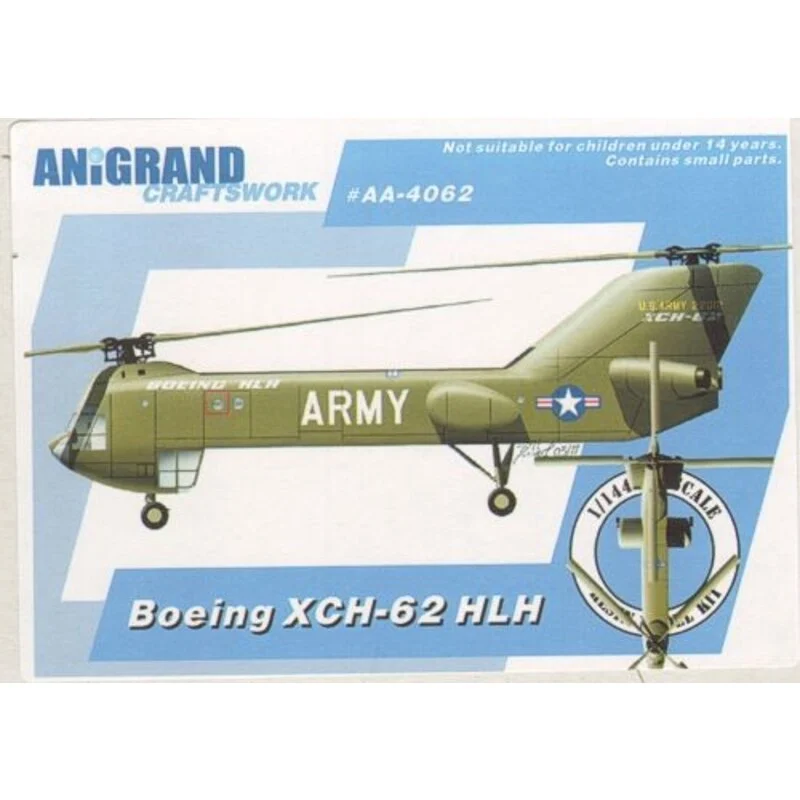 Anigrand Craftswork Boeing XCH-62 HLH Le Lourd Programme D'hélicoptère D'ascenseur. Inclut L'avion En Prime Du Sikorsky CH-54A Skycrane, Fairchild V 3 Anigrand Craftswork Boeing XCH-62 HLH Le Lourd Programme D'hélicoptère D'ascenseur. Inclut L'avion En Prime Du Sikorsky CH-54A Skycrane, Fairchild V