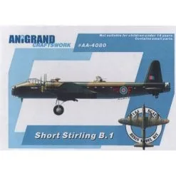 Anigrand Craftswork Short Stirling Mk.I British First 4-moteurd Heavy Bomber In WWII. Inclut Bonus Kits Of The GAL.56-03 / Miles M.35 Libellula / Ba