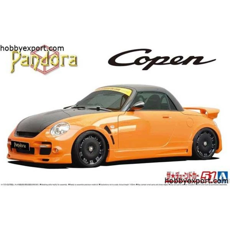 Aoshima Maquette Daihatsu Copen Pandora Type 887 Evo Ii L880k 2002 3 Aoshima Maquette Daihatsu Copen Pandora Type 887 Evo Ii L880k 2002