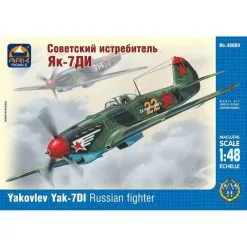 Ark Model Maquette Avion Russian Fighter Yak 7di -Hasegawa Soldes ark model arkm48004 russian fighter yak 7di 1