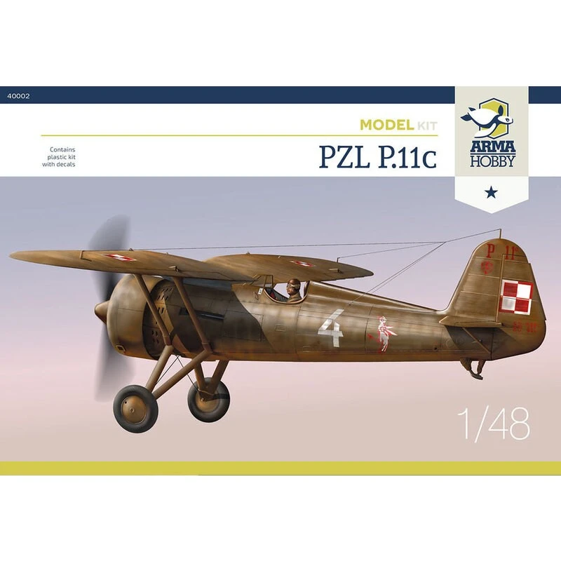 Arma Hobby Maquette Avion PZL P.11c Model Kit 10 Arma Hobby Maquette Avion PZL P.11c Model Kit – Image 8