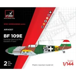 ARMORY Messerschmitt Bf-109E "Foreign Service Aces", Pt.2 - Kit D'injection Plastique Hongrie, Slovaquie, Bulgarie, Roumanie, Croatie A