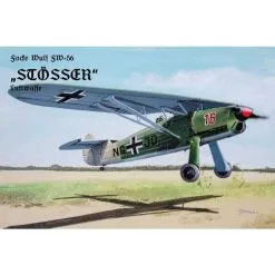 Attack Maquette Avion Focke-Wulf Fw-56 Stosser 'Luftwaffe' Avec Des Gravures De Eduard
