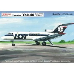 AZ Models Maquette Avion Yakovlev Yak-40 'LOT, Olympic Airways'