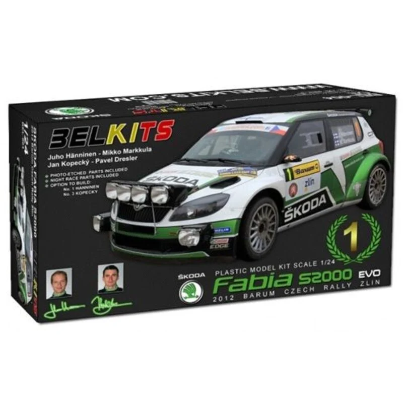 Belkits Maquette Skoda Fabia S2000 Evo Rally 3 Belkits Maquette Skoda Fabia S2000 Evo Rally