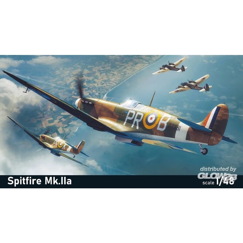 Eduard Maquette Avion Spitfire Mk.Iia, Profipack 3 Eduard Maquette Avion Spitfire Mk.Iia, Profipack