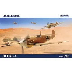 Eduard Messerschmitt Bf-109F-4 Weekend Edition Kit Of German WWII Fighter Aircraft Bf 109F-4 In 1/48 Scale