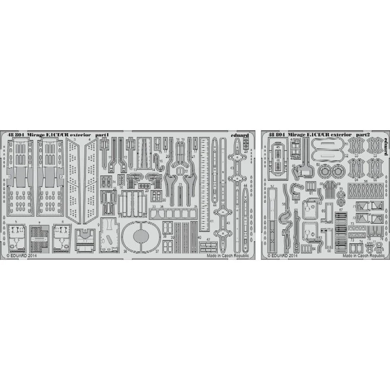 Eduard Maquette Avion Mirage F.1 Ct / Cr Ext.kitty 4 Eduard Maquette Avion Mirage F.1 Ct / Cr Ext.kitty – Image 2