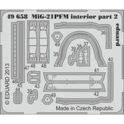 Maquette Avion Mg 21pfm Interior Eduard -Hasegawa Soldes eduard edua49658 mg 21pfm interior eduard 1