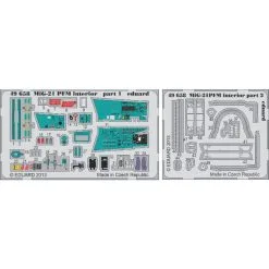 Maquette Avion Mg 21pfm Interior Eduard -Hasegawa Soldes eduard edua49658 mg 21pfm interior eduard 3
