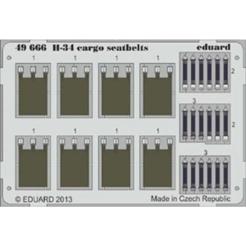 Eduard Maquette Avion H 34 Cargo Seatbeltsgaller 3 Eduard Maquette Avion H 34 Cargo Seatbeltsgaller