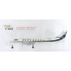 F-rsin Maquette Avion Metroliner II - Air Littoral