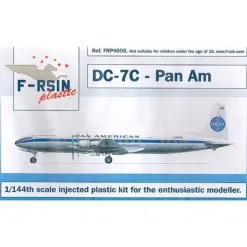 F-rsin Maquette Avion Douglas DC-7C. Décals Pan Am 'Meatball'
