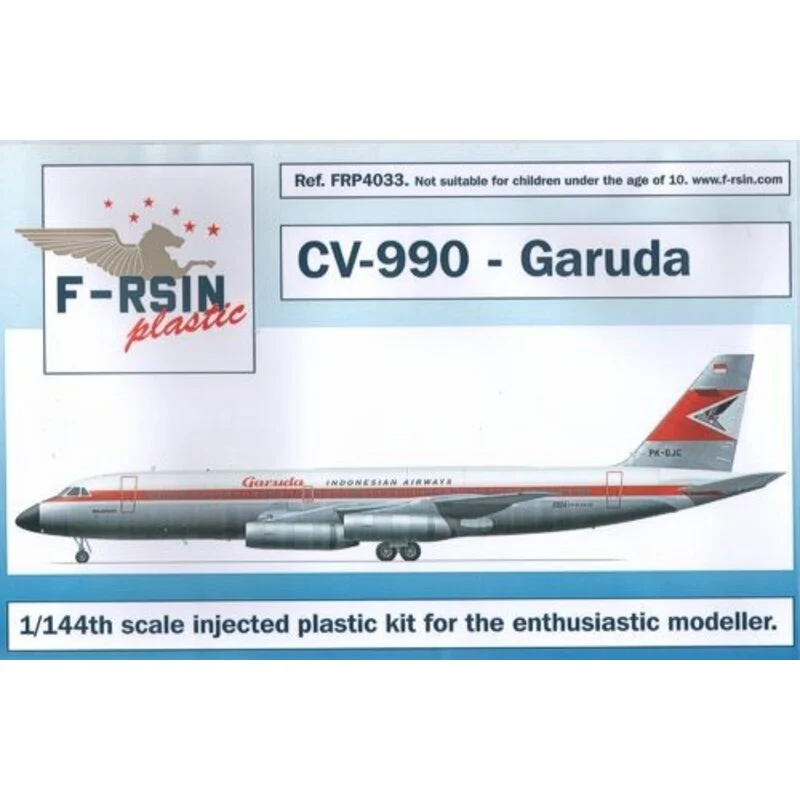 F-rsin Maquette Avion Convair CV-990 - Garuda 3 F-rsin Maquette Avion Convair CV-990 - Garuda