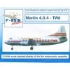 F-rsin Maquette Avion Martin 404 - TWA 2 F-rsin Maquette Avion Martin 404 - TWA -Hasegawa Soldes f rsin frp4066 martin 404 twa