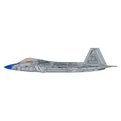 Hasegawa Maquette Avion F-22 Raptor Blue Nose -Hasegawa Soldes hasegawa 52293 f 22 raptor blue nose 1