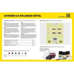 Heller Maquette STARTER KIT (Kit De Démarrage) Citroen C4 Splendid Hotel -Hasegawa Soldes heller 1000567130 starter kit kit de demarrage citroen c4 splendid h 3