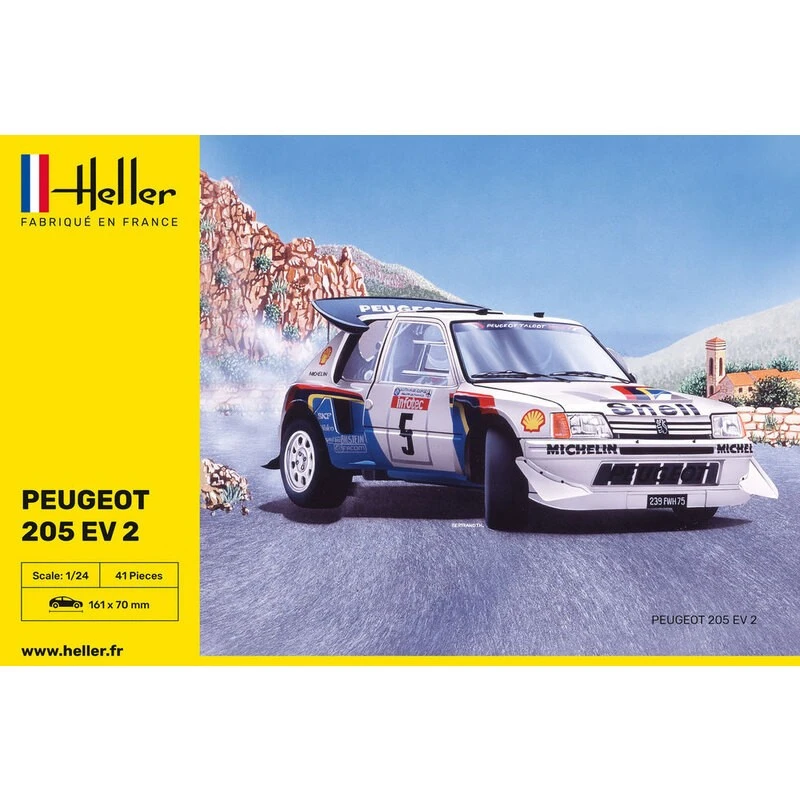 Heller Maquette Peugeot 205 EV2 5 Heller Maquette Peugeot 205 EV2 – Image 3