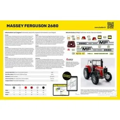 Heller Maquette STARTER KIT (Kit De Démarrage) Massey Ferguson 2680 -Hasegawa Soldes heller hell57402 starter kit kit de demarrage massey ferguson 2680 3