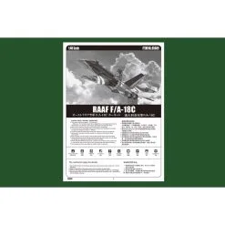 Hobby Boss Maquette Avion RAAF F/A-18C Hornet -Hasegawa Soldes hobby boss 9585809 raaf f a 18c hornet 4