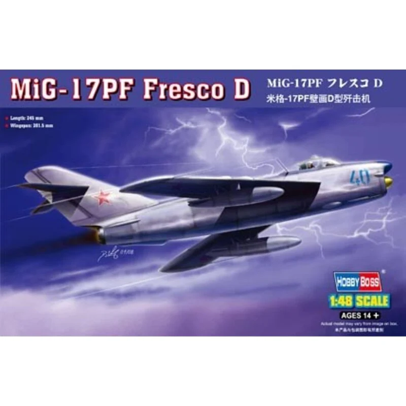 Hobby Boss Maquette Avion Mikoyan MiG-17PF Fresco D 3 Hobby Boss Maquette Avion Mikoyan MiG-17PF Fresco D