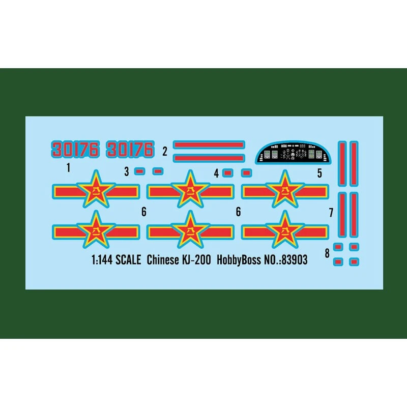 Hobby Boss Maquette Avion Shaanxi KJ-200 'Moth' AWACS 5 Hobby Boss Maquette Avion Shaanxi KJ-200 'Moth' AWACS – Image 3