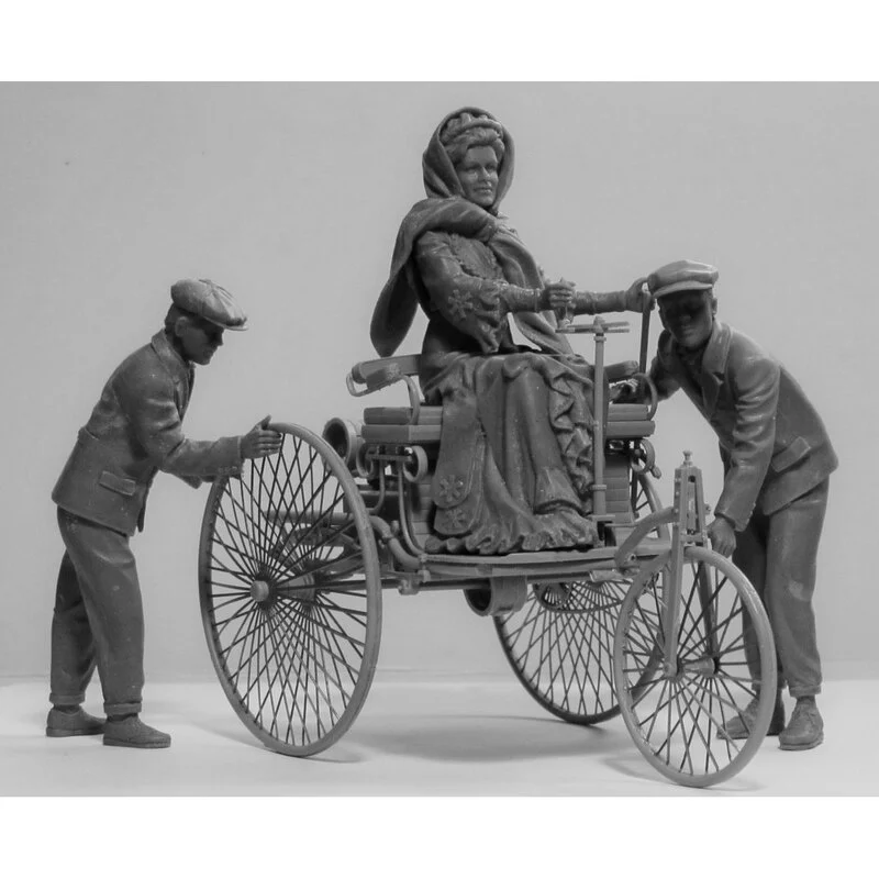 ICM: Benz Patent-Motorwagen 1886 With Mrs. Benz & Sons In 1:24 5 ICM: Benz Patent-Motorwagen 1886 With Mrs. Benz & Sons In 1:24 – Image 3