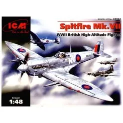 ICM Maquette Avion Supermarine Spitfire Mk.VII De La RAF -Hasegawa Soldes icm icm48062 supermarine spitfire mk vii de la raf 1