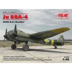 ICM Junkers Ju-88A-4 WWII Bombardier De L'Axe-4 Options AF Roumain, AF Hongrois Et 2 X AF Finlandais.Avec Des Moteurs Hautement Déta