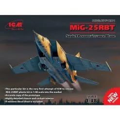 ICM Maquette Avion Mikoyan MiG-25RBT Reconnaissance Soviétique Avion (100% De Nouveaux Moules)