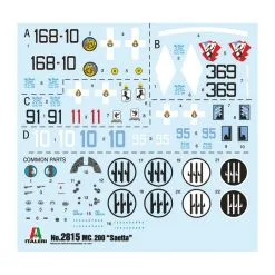 Italeri Maquette Avion Macchi MC.200 Saetta 15 Italeri Maquette Avion Macchi MC.200 Saetta -Hasegawa Soldes italeri i2815 macchi mc 200 saetta 2