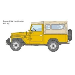Italeri Maquette Toyota Land Cruiser BJ-44 -Hasegawa Soldes italeri i3630 toyota land cruiser bj 44 2