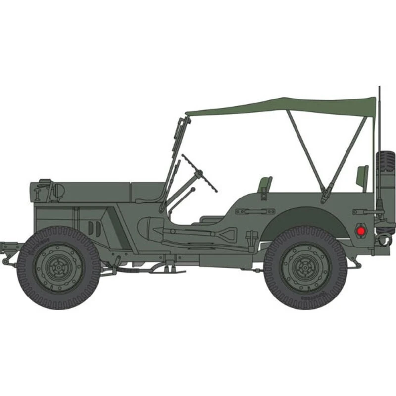 Italeri Maquette Willys Jeep MB 3 Italeri Maquette Willys Jeep MB