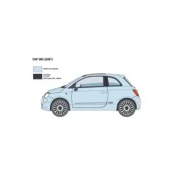 Italeri Maquette Fiat 500 (2017) -Hasegawa Soldes italeri i3647 fiat 500 2017 8