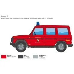 Italeri Maquette Mercedes G230 Pompiers 21 Italeri Maquette Mercedes G230 Pompiers -Hasegawa Soldes italeri i3663 mercedes g230 pompiers 6