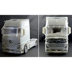Italeri Maquette Camion Mercedes Actros Gigaspace -Hasegawa Soldes italeri i3905 mercedes actros gigaspace 11
