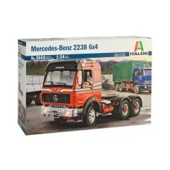 Italeri Maquette Camion Mercedes-Benz 2238 6x4 -Hasegawa Soldes italeri i3943 mercedes benz 2238 6x4 3