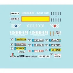 Italeri Maquette Camion Remorque à Rondins -Hasegawa Soldes italeri it3868 remorque a rondins 2