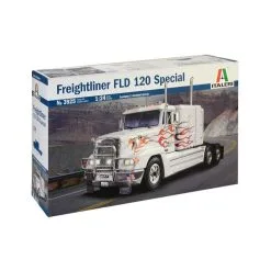 Italeri Freightliner FLD 120 Special CONTAINS 2 CHROMED SPRUE - SUPER DECALS SHEET FOR 2 VERSIONS - COLOR INSTRUCTIONS SHEETIn The Unite