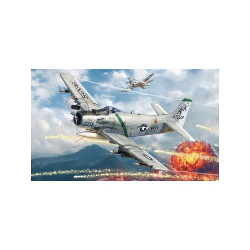 Italeri Maquette Avion A-1H Skyraider 1/48 4 Italeri Maquette Avion A-1H Skyraider 1/48 – Image 2